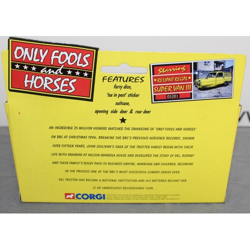 587 - 2 Boxed Corgi Only Fools And Horses Collectable  Cars And 1 Boxed Lledo car As Featured In Show
CC99... 