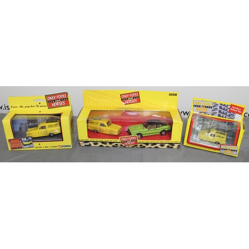 587 - 2 Boxed Corgi Only Fools And Horses Collectable  Cars And 1 Boxed Lledo car As Featured In Show
CC99... 