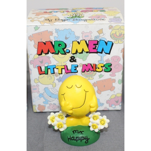 80 - 4 Boxed Royal Doulton Mr Men And Little Miss Collectable Figurines INC
Mr Bump
Little Miss Shy
Mr Ha... 