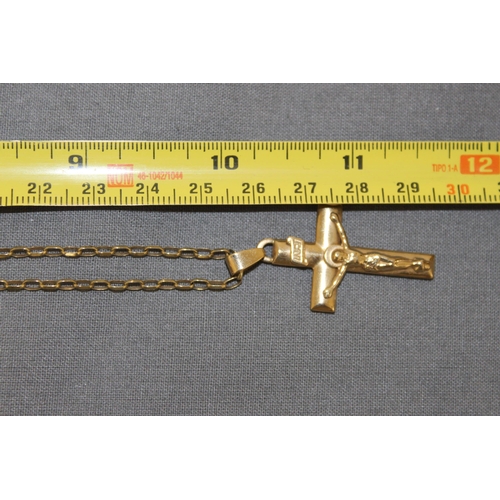 443 - Stamped 375 Gold Necklace And Cross In A Box
Total Weight 4.87g
All Proceeds Go To Charity