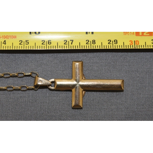 443 - Stamped 375 Gold Necklace And Cross In A Box
Total Weight 4.87g
All Proceeds Go To Charity