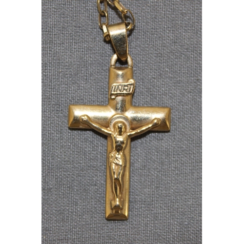 443 - Stamped 375 Gold Necklace And Cross In A Box
Total Weight 4.87g
All Proceeds Go To Charity