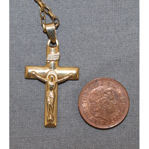 443 - Stamped 375 Gold Necklace And Cross In A Box
Total Weight 4.87g
All Proceeds Go To Charity