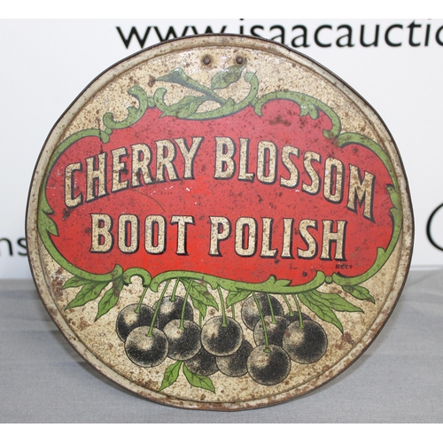 88 - Cherry Blossom Boot Polish Stand Up Sign 21.5 x 21.5cm