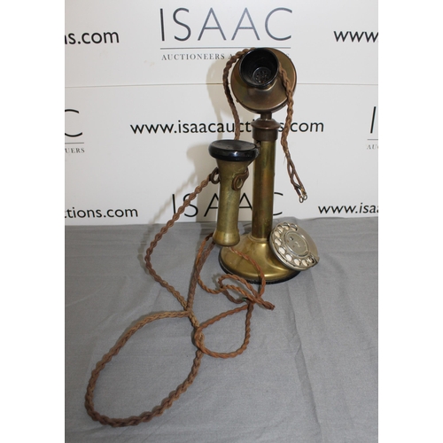 32 - Brass Vintage Telephone
Height 32cm