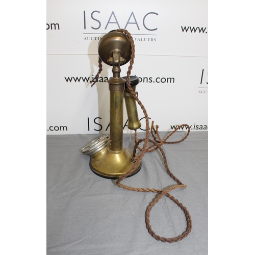 32 - Brass Vintage Telephone
Height 32cm