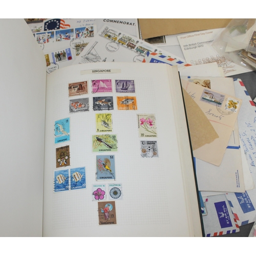 172 - A Large Collection Of Stamps And First Day Covers ETC