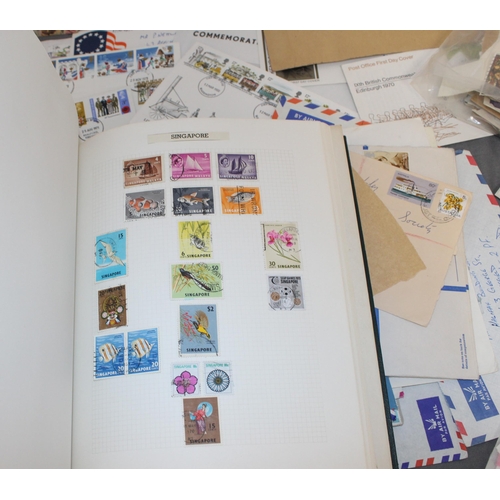 172 - A Large Collection Of Stamps And First Day Covers ETC