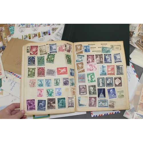 172 - A Large Collection Of Stamps And First Day Covers ETC