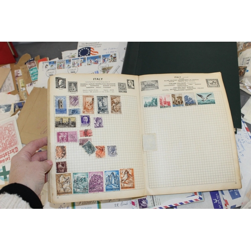 172 - A Large Collection Of Stamps And First Day Covers ETC