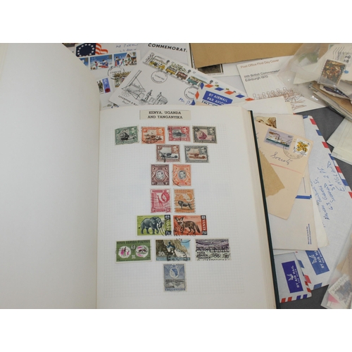 172 - A Large Collection Of Stamps And First Day Covers ETC