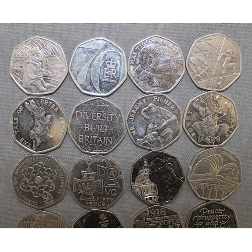 268 - 29 Collectable 50 Pence Coins £14.50