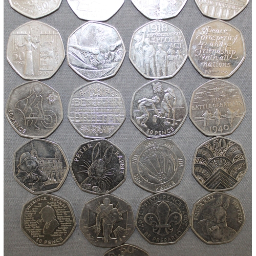 268 - 29 Collectable 50 Pence Coins £14.50