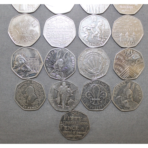 268 - 29 Collectable 50 Pence Coins £14.50