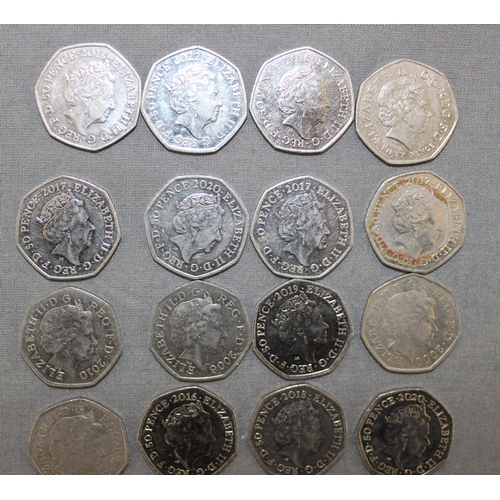 268 - 29 Collectable 50 Pence Coins £14.50