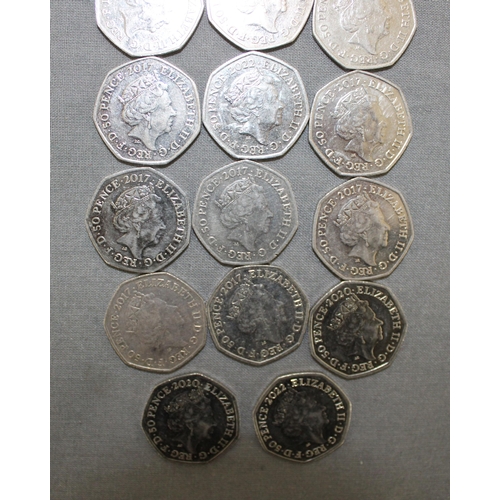 270 - 23 Collectable 50 Pence Coins £11.50