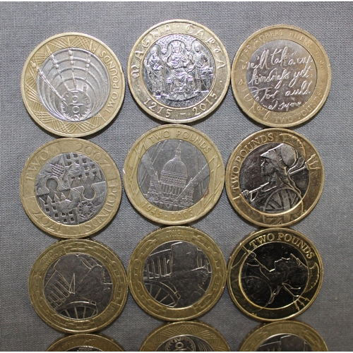 275 - 16 Various Collectable £2 Coins