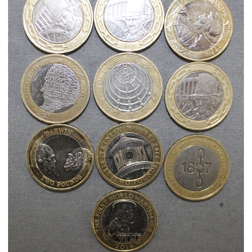 275 - 16 Various Collectable £2 Coins