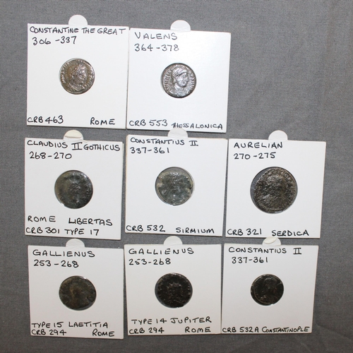 278 - Eight Mixed Roman Coins