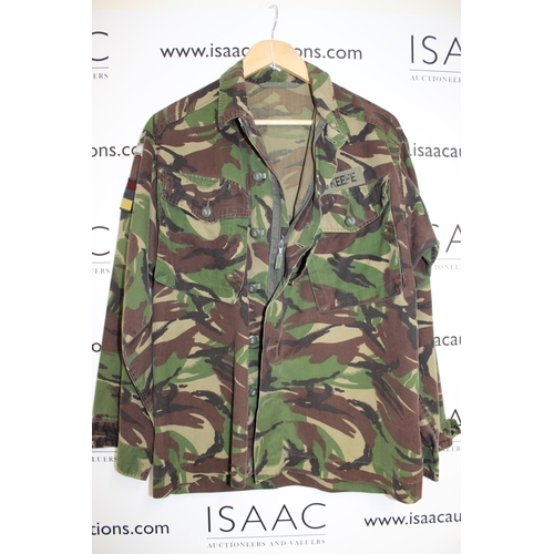 153 - Army Cameo Fatigue Jacket with Insignia