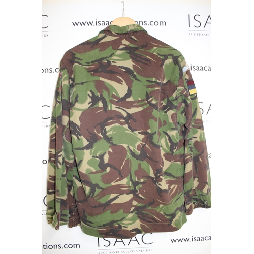 153 - Army Cameo Fatigue Jacket with Insignia