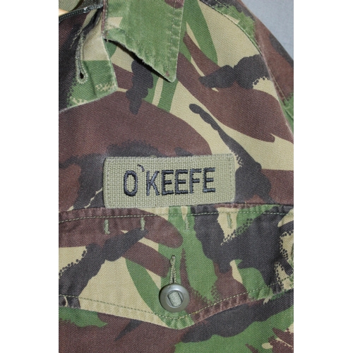 153 - Army Cameo Fatigue Jacket with Insignia