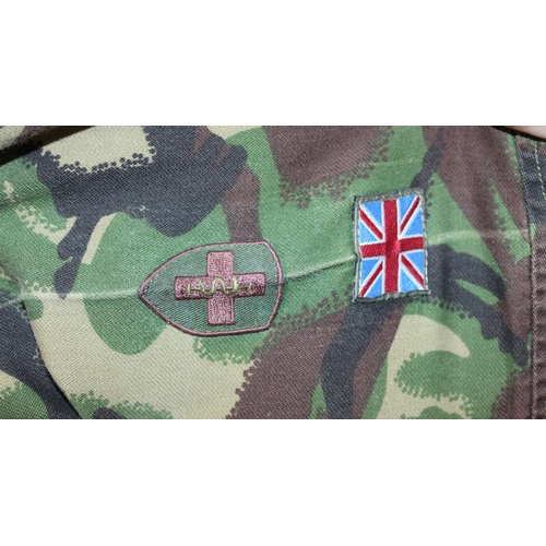 153 - Army Cameo Fatigue Jacket with Insignia