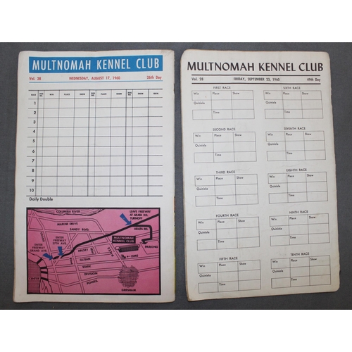 461 - Two 1960 Sporting Programmes - USA Greyhound Racing