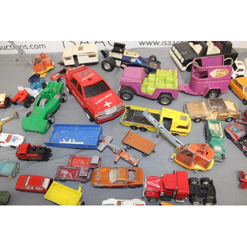 602 - Quantity Of Die-Cast/Plastic & Other Vehicles Inc-
Lone Star
Matchbox
Corgi
Fisher Price
Etc