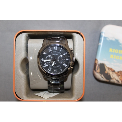 449 - Fossil Watch In Box Untested