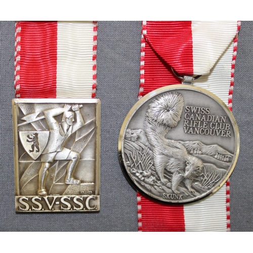 97 - Three Swiss Medals with Ribbons