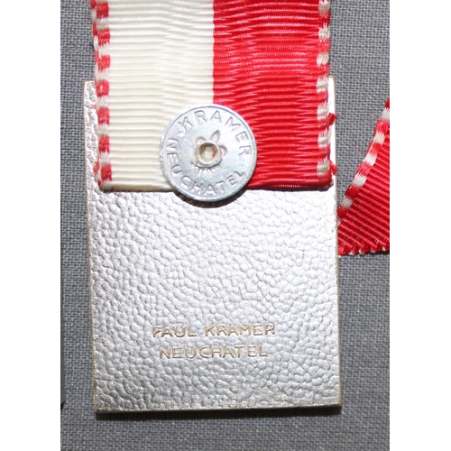 97 - Three Swiss Medals with Ribbons