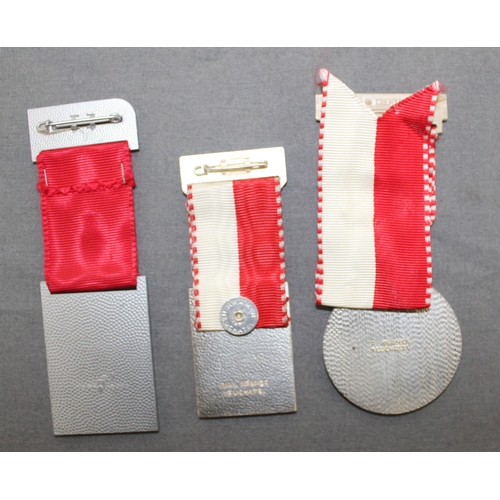 97 - Three Swiss Medals with Ribbons