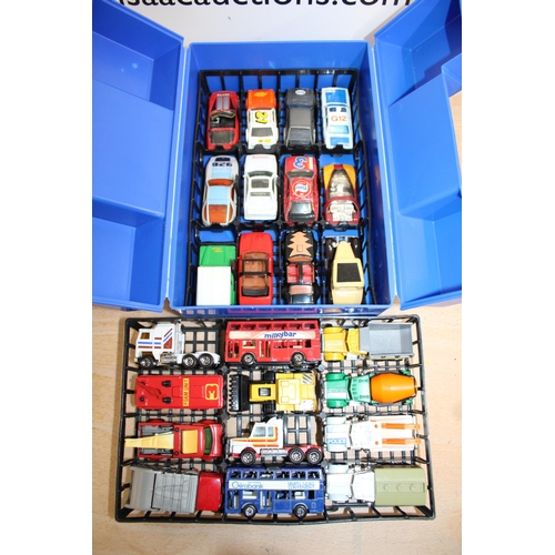 450 - Matchbox Carry Case Including 24 Superfast Models