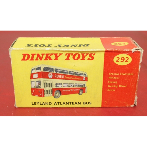 464 - Dinky 292 Atlantean 'Regent' Empty Box 'Original'