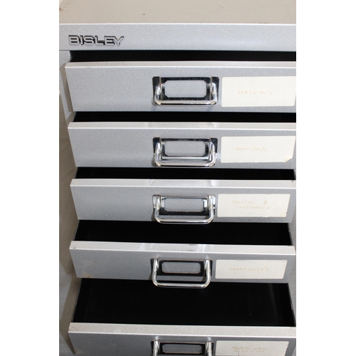 168 - Set Of BISLEY Five Draw Metal Cabinet
Height-32.5cm
Collection Only