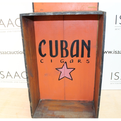 32 - Wooden Advertising Display Stand from Ex OddBin Wine Merchant - Stands 130cm approx tall - Collectio... 