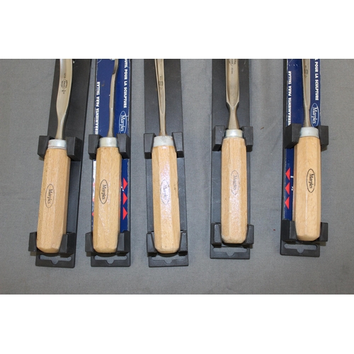 175 - Five Marples Carving Tools