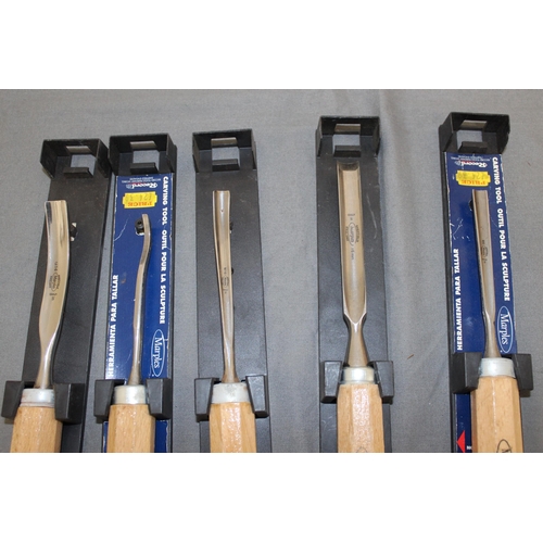 175 - Five Marples Carving Tools