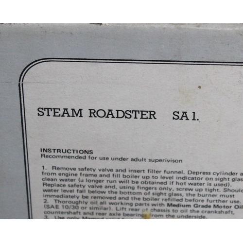 478 - Boxed Mamod Steam Roadster SA1 Model Untested