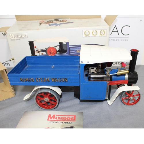 479 - Boxed Mamod Steam Wagon Untested