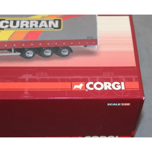 485 - BOXED HAULIERS OF RENOWN CORGI LIMITED EDITION CC13811 MERCEDES-BENZ ACTROS STEP FRAME CURTAINSIDE-D... 