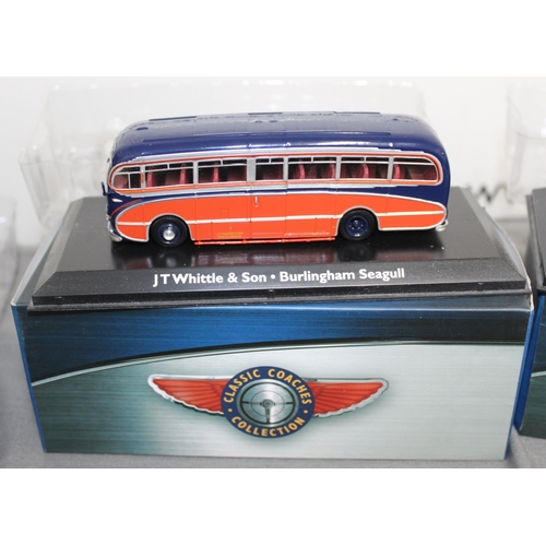 489 - THREE BOXED EDITIONS ATLAS COLLECTIONS BUSES/COACHES