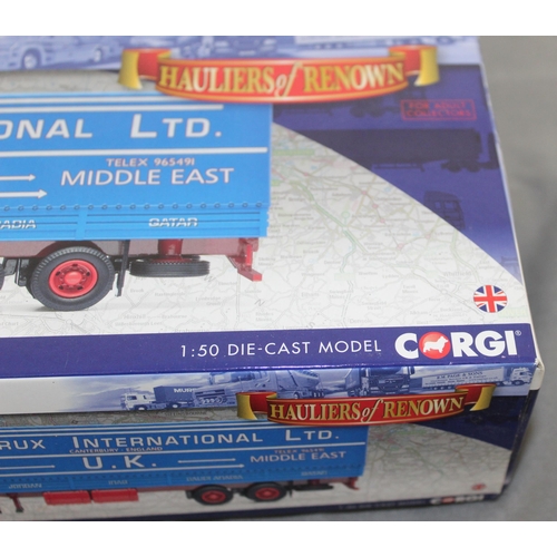 497 - BOXED HAULIERS OF RENOWN CORGI LIMITED EDITION CC15601 VOLVO F89 TILT TRAILER