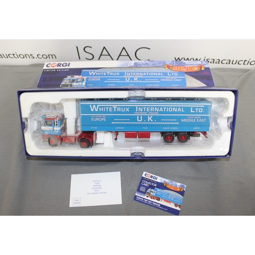 497 - BOXED HAULIERS OF RENOWN CORGI LIMITED EDITION CC15601 VOLVO F89 TILT TRAILER