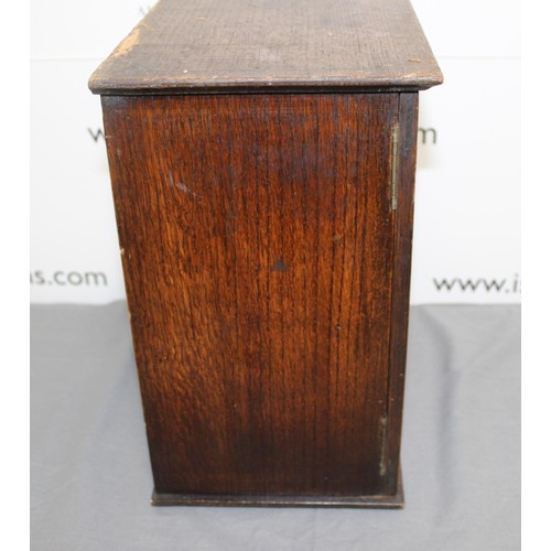 114 - Wooden Smokers Pipe Cabinet - Ceramic Pot also included ( Repaired)

Some Wear as shown in Pictures ... 