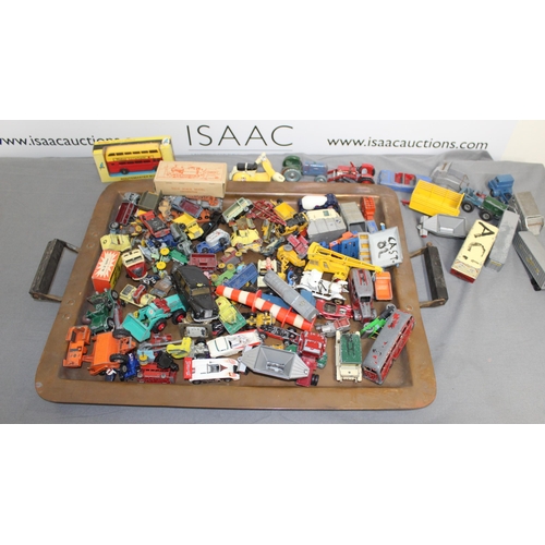 500 - Large Quantity Of Diecast Vehicles ETC & Accessories Some Boxed
TRAY NOT INCLUDED