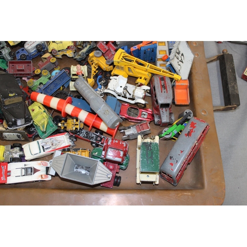 500 - Large Quantity Of Diecast Vehicles ETC & Accessories Some Boxed
TRAY NOT INCLUDED