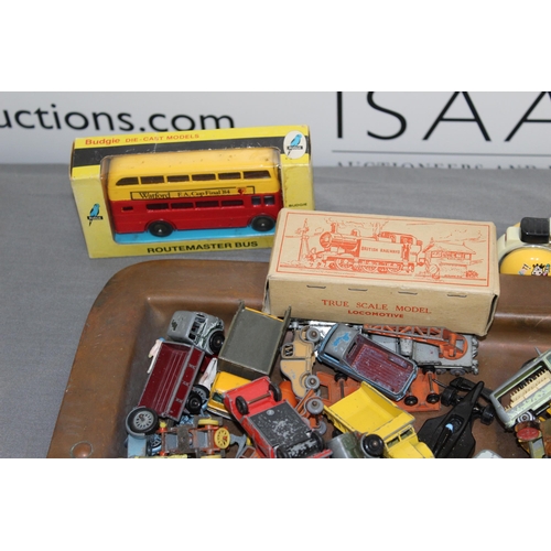 500 - Large Quantity Of Diecast Vehicles ETC & Accessories Some Boxed
TRAY NOT INCLUDED