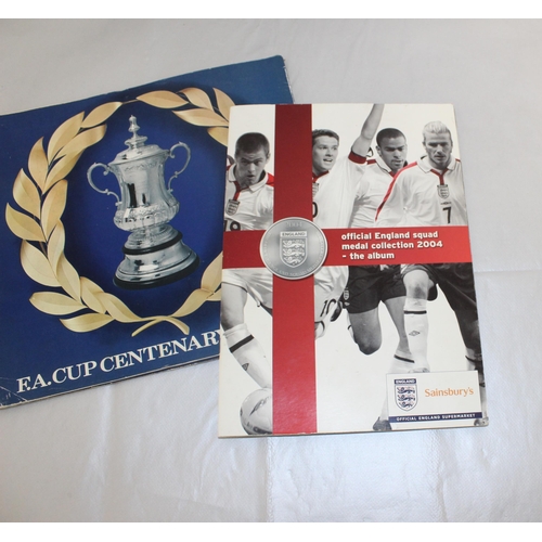 47 - F.A.Cup Centenary 1872-1972 Medals Collection And Official England Squad Medal Collection  2004
All ... 